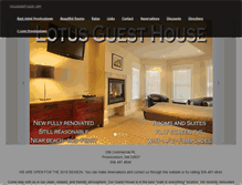 Tablet Screenshot of lotusguesthouse.com